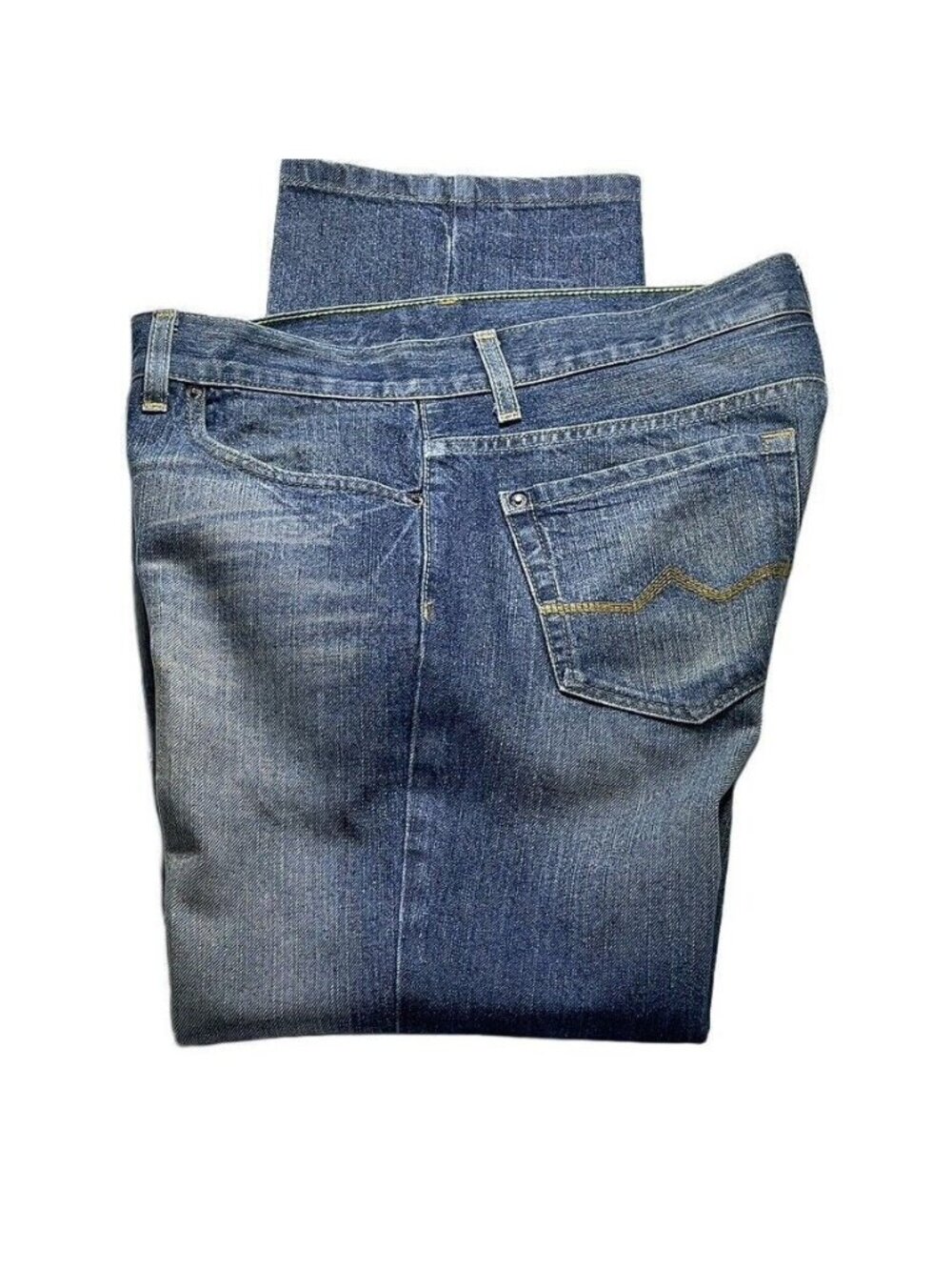 DKNY Jeans Mens Classic Fit Denim Size 34x30 100% Cotton Blue Made In Mexico - Picture 2 of 8